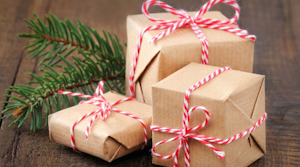 Presents Wrapped In Brown Paper Christmas Kuvona Dreamstime 61c938b2baf07
