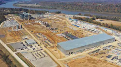 Nucor's Brandenburg plate mill under construction