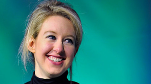 Elizabeth Holmes, former CEO of blood-testing startup Theranos.