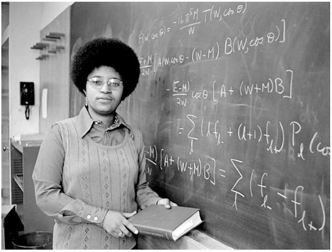 Shirley A Jackson At Blackboard 1973