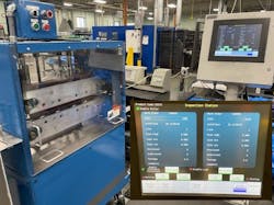 Data collection at an inspection station. Data collection at an inspection station.