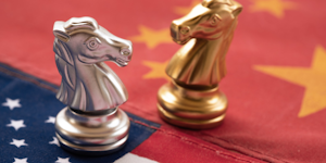China Us Trade Chess Game Abstract Tariff Trade War © Tanita Chunsiripongpann Dreamstime
