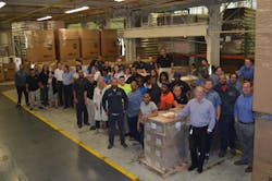 Sarah J. Nash and some of her team. Sarah J. Nash and some of her team.