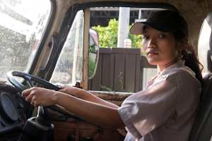 Woman Truck Driver 1 © Milkovasa