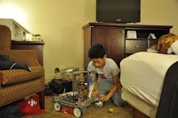 Alex Rodrigues as a young boy. Alex Rodrigues as a young boy.