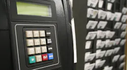 Digital Time Clock On Wall With Paper Slips Employment Wages Talent Hourly© Gary Scott Dreamstime