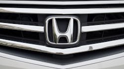 Honda Logo On Grille Of Car&copy; Vyacheslav Bukhal Dreamstime