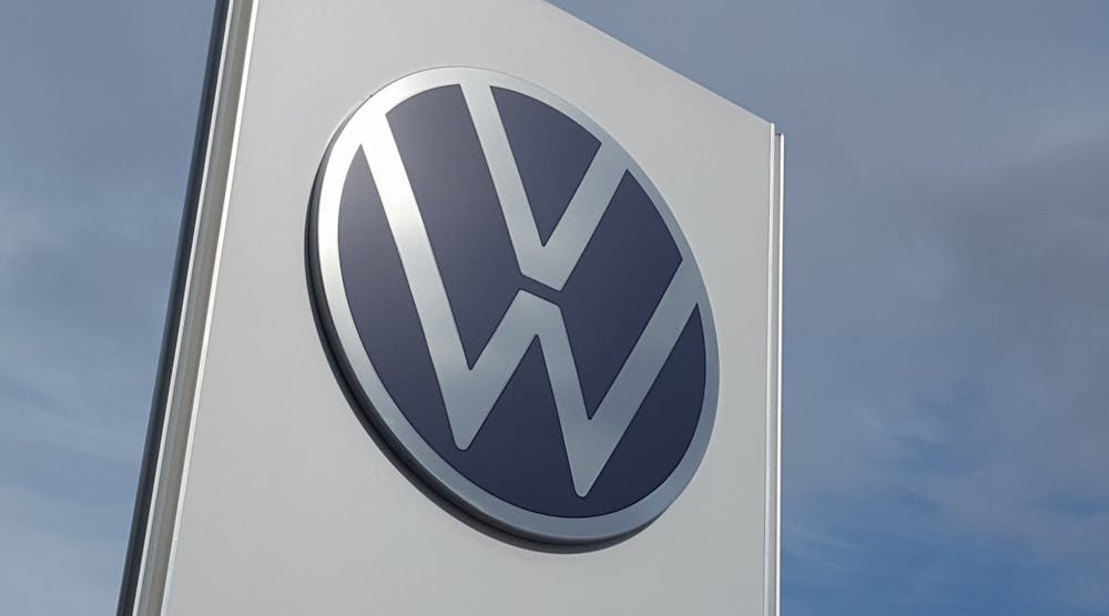 Volkswagen New Dealership Sign Logo Store Of German Automaker Shop &copy; Sylvain Robin Dreamstime