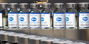 Pfizer Covid Vaccine Sars Cov 2 Vials Jars Assembly Fill Production Line© Mariusz Burcz Dreamstime