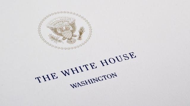 White House Seal On Paper The White House Washington Dc President Presidential Order Executive Order &copy; Kostyantine Pankin Dreamstime
