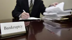 Bankruptcy Concept Image Lawyer Desk Business © Lane Erickson Dreamstime