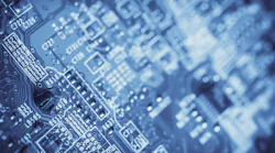 Computer Chip Blue Closeup © Oksana Churakova