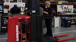 Elizabeth Mirabito is a two-year veteran of Raymond Corp., where she works in assembly and has learned the skills needed to work at multiple stations in her department. Elizabeth Mirabito is a two-year veteran of Raymond Corp., where she works in assembly and has learned the skills needed to work at multiple stations in her department.