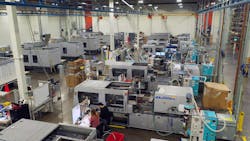 In Protolabs' 'infinite capacity' model, machine uptime is treated as a capacity performance indicator, allowing for consistently rapid part turnarounds. In Protolabs' 'infinite capacity' model, machine uptime is treated as a capacity performance indicator, allowing for consistently rapid part turnarounds.