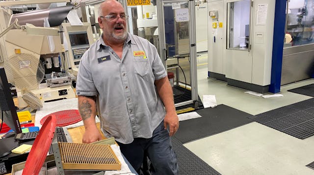 Carbide Grind Specialist Jerry Link, who hails from Michigan and spent his early career in automotive, is the &apos;Swiss Army knife&apos; of the round tooling shop.