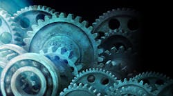 Industrial Cogs Gears Banner Background &copy; Cammeraydave Dreamstime
