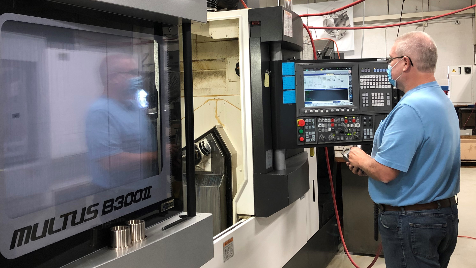 All of the CNC machines at Alloy Precision Technologies are wired for predictive maintenance.