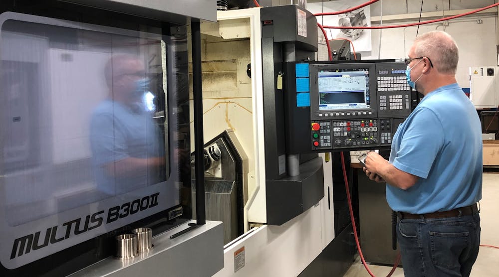 All of the CNC machines at Alloy Precision Technologies are wired for predictive maintenance.