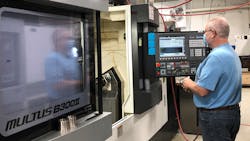 All of the CNC machines at Alloy Precision Technologies are wired for predictive maintenance. All of the CNC machines at Alloy Precision Technologies are wired for predictive maintenance.