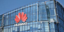 Huaweu Logo On Building Chinese Tech Telcom Company Flavijus Dreamstime
