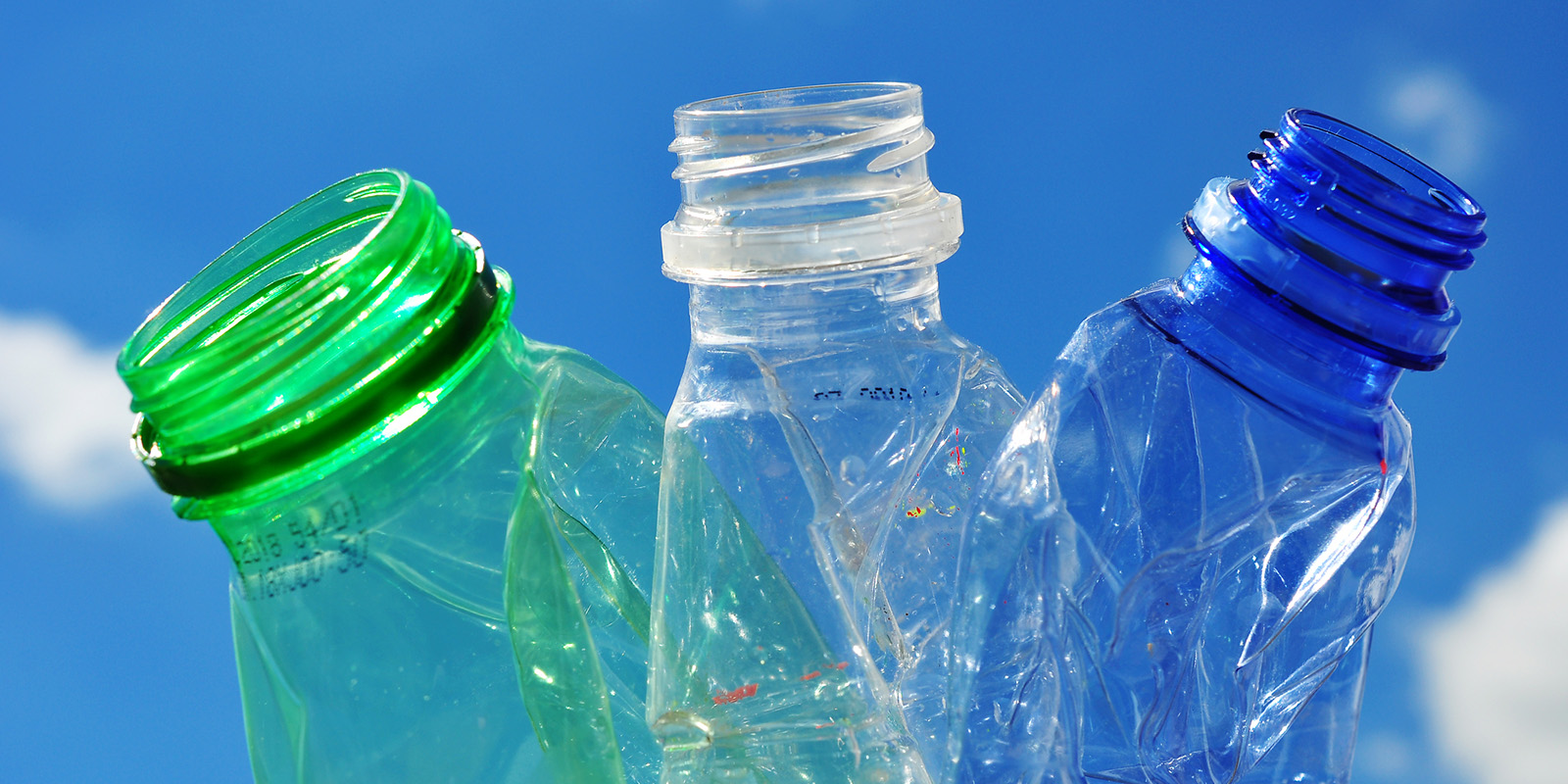 Plastic Bottles Crumpled Plastics On Sky Background Meryll Dreamstime