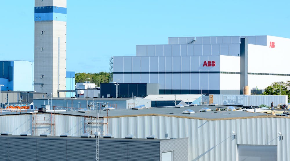 Abb Plant Factory Building Exterior Logo Visible Ingemar Magnusson Dreamstime
