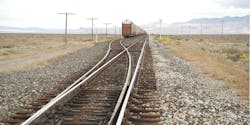 Freight Train Travelling Through Nevada &copy; Fran&ccedil;oise De Valera James Dreamstime
