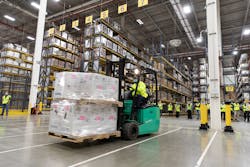 The team at Pfizer’s Kalamazoo manufacturing site prepares for the release of the first shipments of the vaccine in December 2020. The team at Pfizer’s Kalamazoo manufacturing site prepares for the release of the first shipments of the vaccine in December 2020.