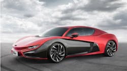 The MullenGT, as shown on the website. It has an electronically limited top speed of 125 mph. The MullenGT, as shown on the website. It has an electronically limited top speed of 125 mph.