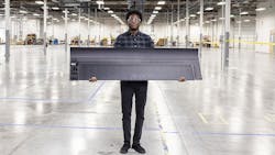 GAF Energy will build solar shingles for residential roofing at its Texas factory, scheduled to begin operations later this year. GAF Energy will build solar shingles for residential roofing at its Texas factory, scheduled to begin operations later this year.