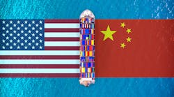 Us China Flags Ship