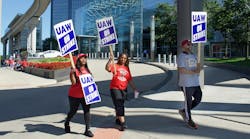 Uaw Strikers 2019 Detroit General Motors Gm Hq Union Labor Linda Parton Dreamstime