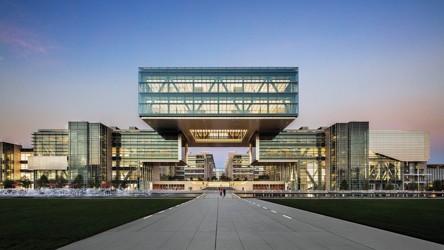 ExxonMobil's headquarters in The Woodlands, near Houston, Texas.