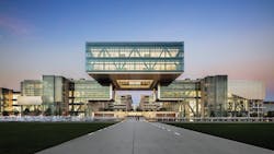 ExxonMobil's headquarters in The Woodlands, near Houston, Texas. ExxonMobil's headquarters in The Woodlands, near Houston, Texas.