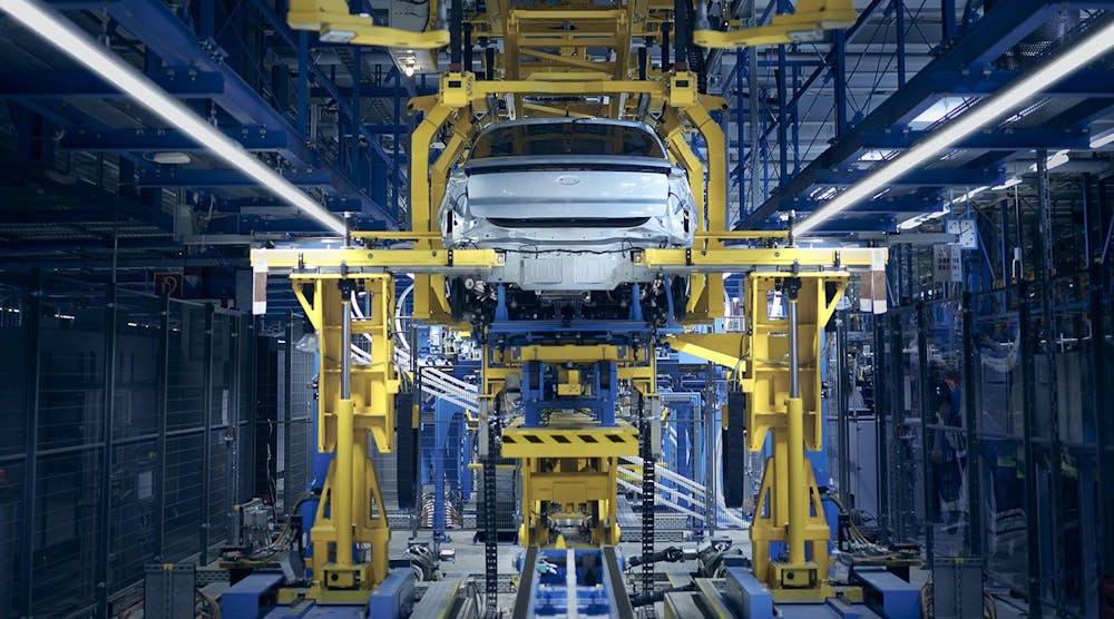 Ford&apos;s new EV plant in Cologne, Germany.