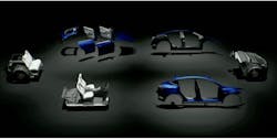 Tesla's next-generation modular architecture. Tesla's next-generation modular architecture.