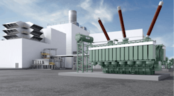 An image of a large Power Transformer from Siemens Energy An image of a large Power Transformer from Siemens Energy