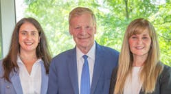 DuPont executives Antonella Franzen (left), Ed Breen and Lori Koch. Koch will succeed Breen as CEO on June 1.