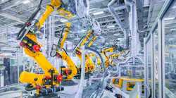 Cobots in an automotive factory