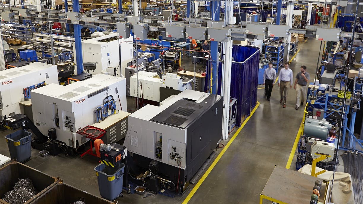 A section of Sentry Equipment Co.'s plant in Wisconsin