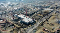 Intel's chip plant under construction in Ohio. Intel's chip plant under construction in Ohio.