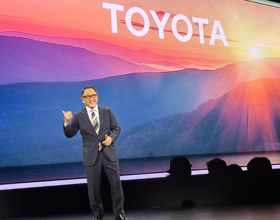 CES 2025 Toyota keynote Akio Toyoda