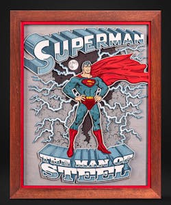 ZeWood Superman poster. ZeWood Superman poster.