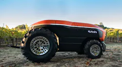 Kubota's Agri Concept 2.0 EV tractor also features autonomous operation..