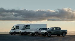 Rivian line up Rivian line up