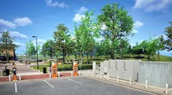 3d rendering ChargePoint-Eaton 3d rendering ChargePoint-Eaton