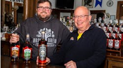 Doug Hall, right, and Joe Girgash, founders of Brain Brew Distillery. Doug was formerly a brand manager at Procter & Gamble. Doug Hall, right, and Joe Girgash, founders of Brain Brew Distillery. Doug was formerly a brand manager at Procter & Gamble.