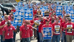 UAW Local 647 GE Evendale solidarity march UAW Local 647 GE Evendale solidarity march