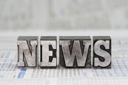 The word news in letterpress blocks The word news in letterpress blocks