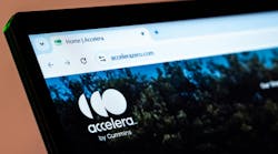 Accelera By Cummins website displayed on laptop screen. Accelera By Cummins website displayed on laptop screen.